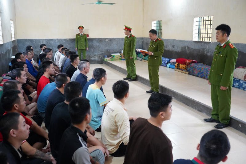 Công an Thái Nguyên đảm bảo quyền bầu cử của người bị tạm giữ, tạm giam -0