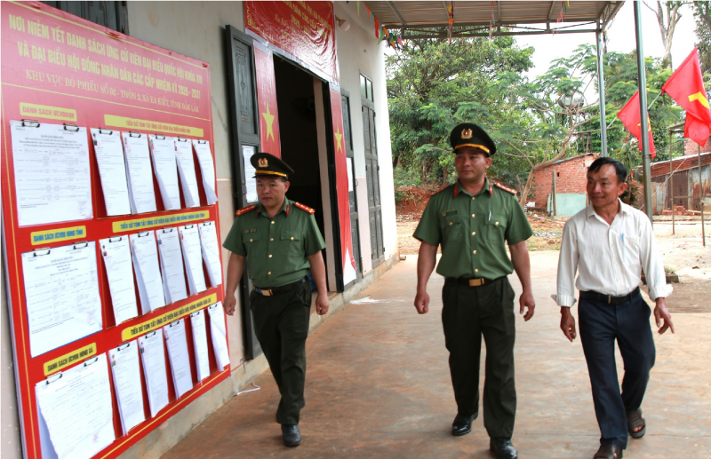 Công an Đắk Lắk nỗ lực đảm bảo an ninh cho “Ngày hội non sông” -0