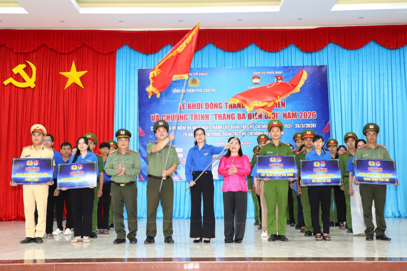 Công an TP ra quân tháng Thanh niên và chương trình “Tháng Ba biên giới” năm 2026 -0