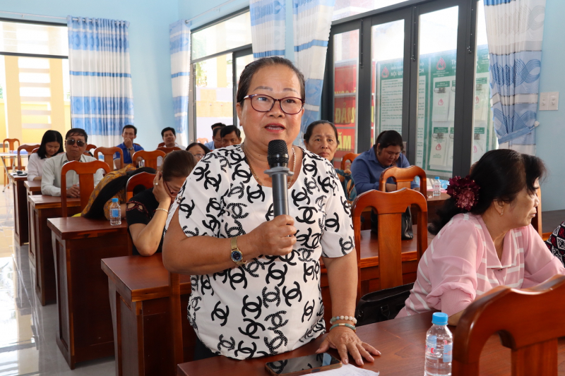 Cử tri các xã đảo ở Vĩnh Long gửi gắm nhiều ý kiến tâm huyết đến ứng viên ĐBQH khóa XVI -0