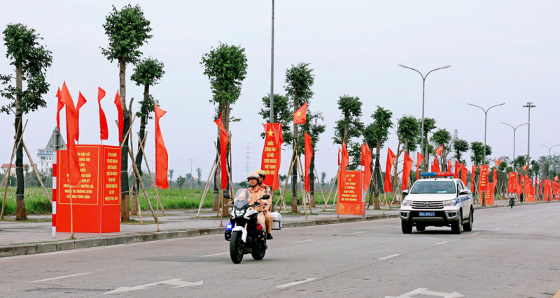 Công an Ninh Bình tăng cường đảm bảo an ninh, an toàn phục vụ bầu cử -0