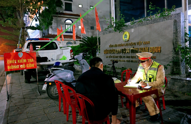 Công an Ninh Bình tăng cường đảm bảo an ninh, an toàn phục vụ bầu cử -0