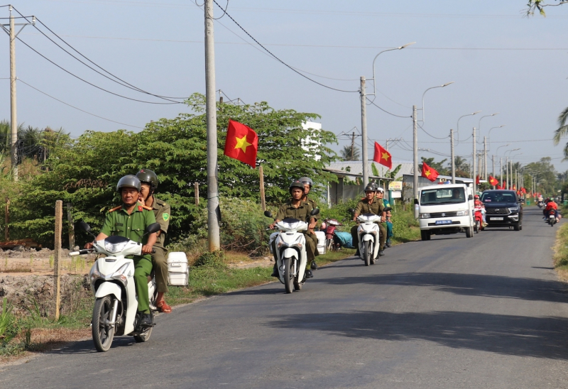 Công an các tỉnh miền Tây tăng cường công tác tuyên truyền trước 