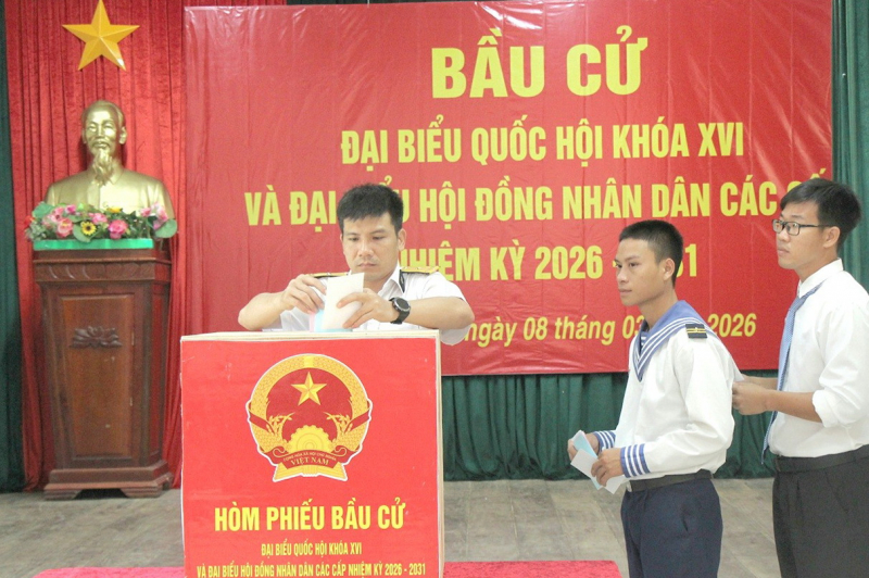Đặc khu Trường Sa tổ chức bầu cử sớm tại 20 khu vực đảm bảo dân chủ, an toàn -0