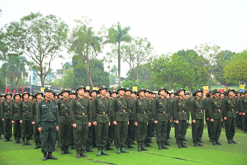 Khai giảng khóa huấn luyện cho gần 17 nghìn chiến sĩ mới tại Bộ Tư lệnh Cảnh sát cơ động -0