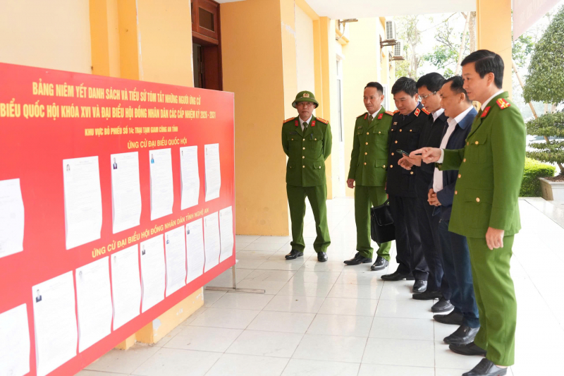 Công an Nghệ An chuẩn bị chu đáo bầu cử cho những “cử tri đặc biệt” -0