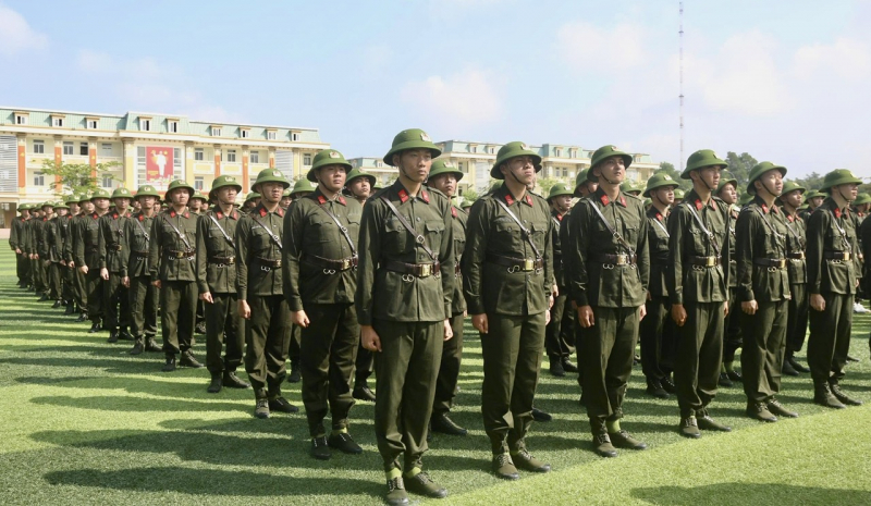 Hơn 1.300 tân binh CSCĐ bước vào thời gian huấn luyện -0