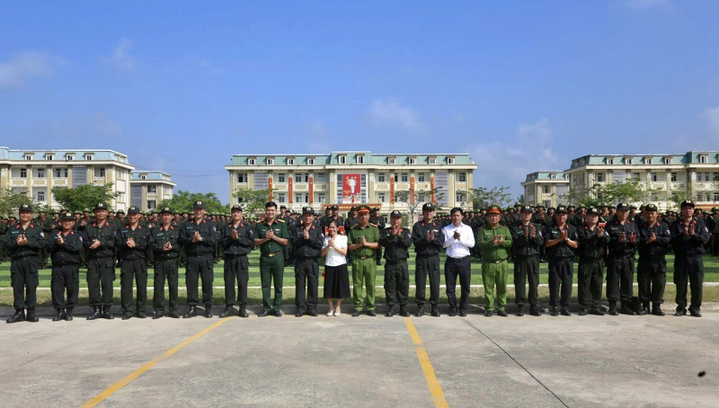 Hơn 1.300 tân binh CSCĐ bước vào thời gian huấn luyện -0
