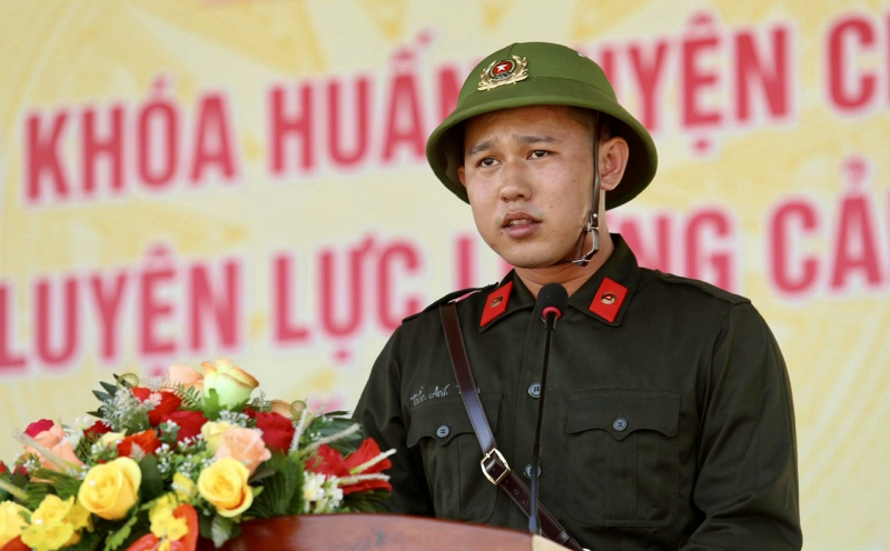 Hơn 1.300 tân binh CSCĐ bước vào thời gian huấn luyện -0