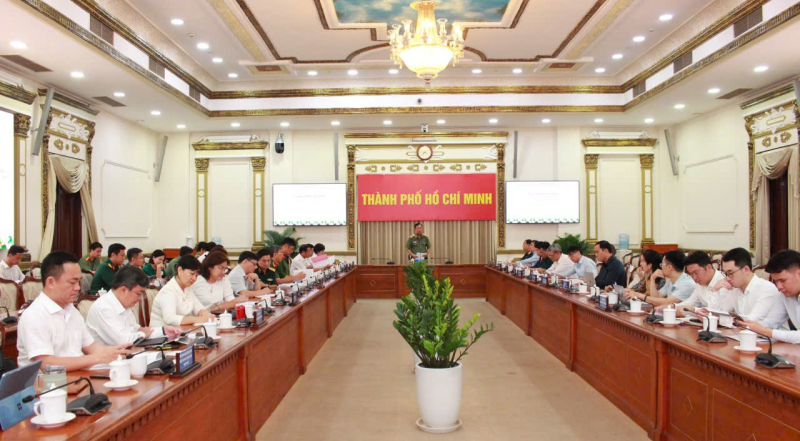 Đoàn công tác của Hội đồng bầu cử Quốc gia kiểm tra công tác bảo đảm ANTT tại TP Hồ Chí Minh -0