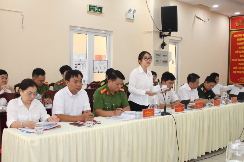 Đoàn công tác của Hội đồng bầu cử Quốc gia kiểm tra công tác bảo đảm ANTT tại TP Hồ Chí Minh -0