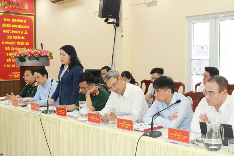 Đoàn công tác của Hội đồng bầu cử Quốc gia kiểm tra công tác bảo đảm ANTT tại TP Hồ Chí Minh -1