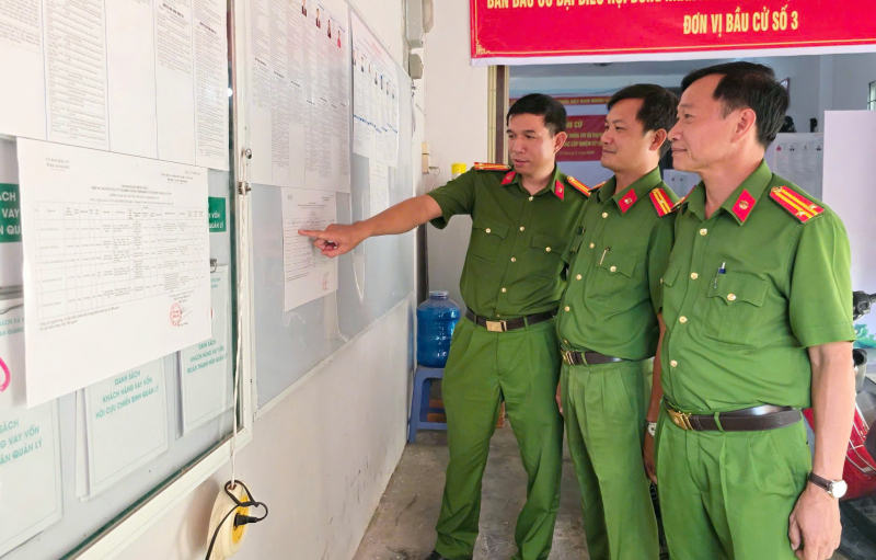 Đảm bảo an ninh, an toàn công tác bầu cử ở phường đông dân nhất cả nước -0