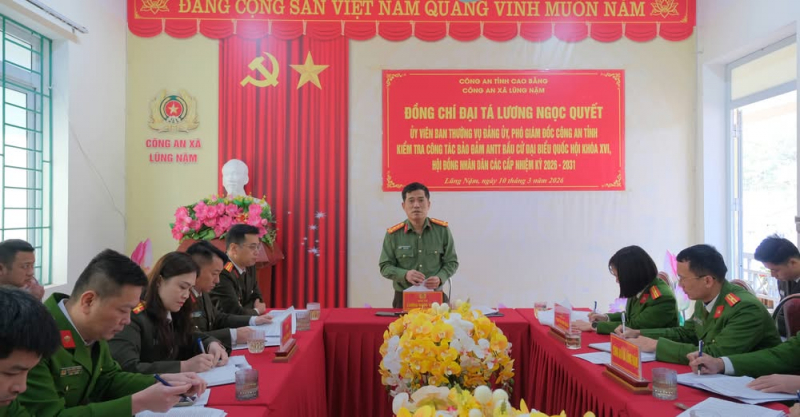 Cao Bằng đảm bảo an ninh, an toàn cho ngày hội lớn -0