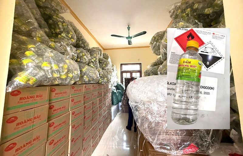 Khởi tố, bắt tạm giam bị can sản xuất dấm ăn giả với số lượng lớn -2