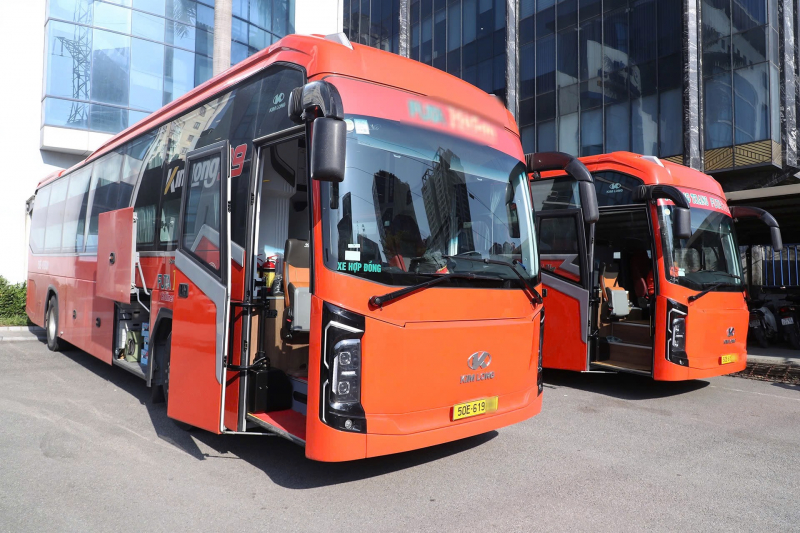 Liên ngành phối hợp khảo sát an toàn xe khách giường nằm hai tầng trên các tuyến đèo dốc miền núi -0