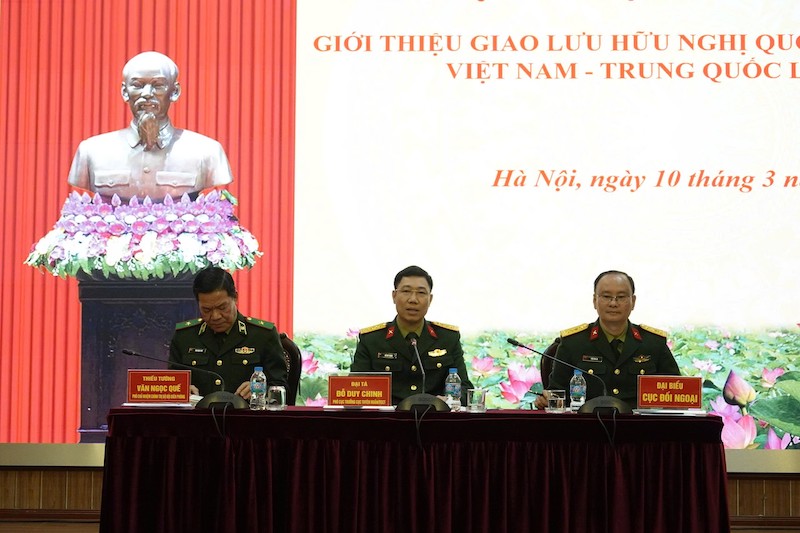 Tổ chức hoạt động huấn luyện liên hợp giữa lực lượng Hải quân của hai nước tại Giao lưu hữu nghị quốc phòng biên giới Việt Nam- Trung Quốc -0