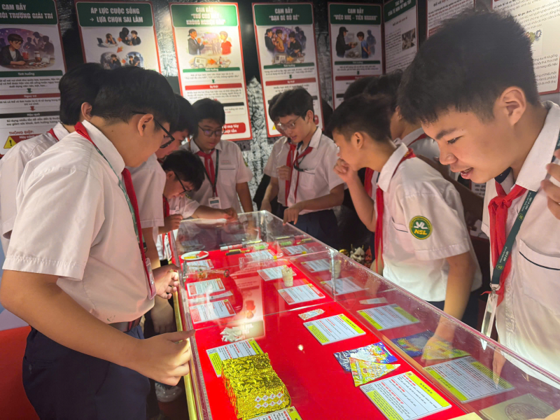 Mô hình “Điểm giáo dục phòng, chống ma túy” đầu tiên trong trường học tại TP Hồ Chí Minh -1