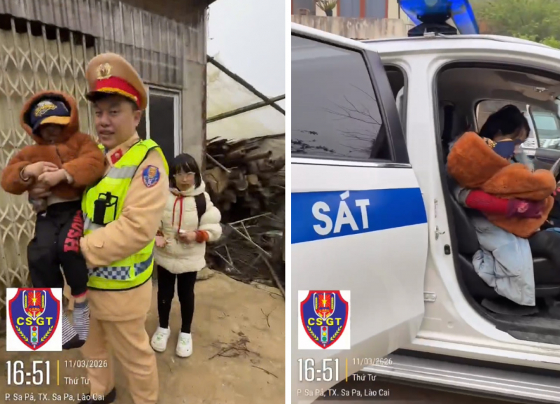 Kịp thời hỗ trợ ba mẹ con gặp nạn giữa chiều mưa mù Sa Pa -0