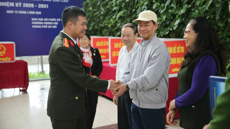 Khắc phục các “điểm nghẽn” bảo đảm an ninh, an toàn công tác bầu cử tại Thủ đô -0