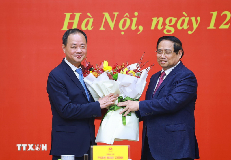 Trao quyết định bổ nhiệm Chủ tịch Viện Hàn lâm Khoa học và Công nghệ Việt Nam -0