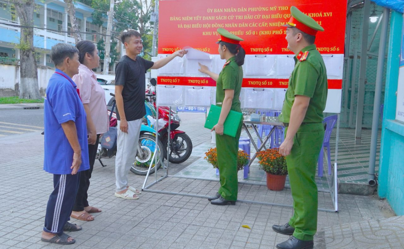 Đồng Tháp: Công an cơ sở sẵn sàng cho “ngày hội non sông” -0