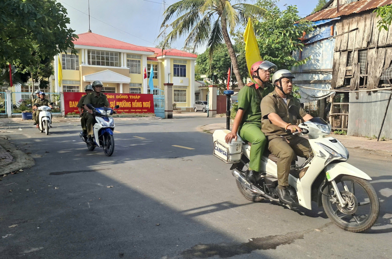 Đồng Tháp: Công an cơ sở sẵn sàng cho “ngày hội non sông” -0