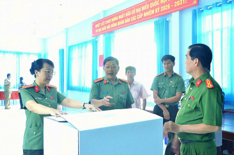 Đồng Tháp: Công an cơ sở sẵn sàng cho “ngày hội non sông” -0