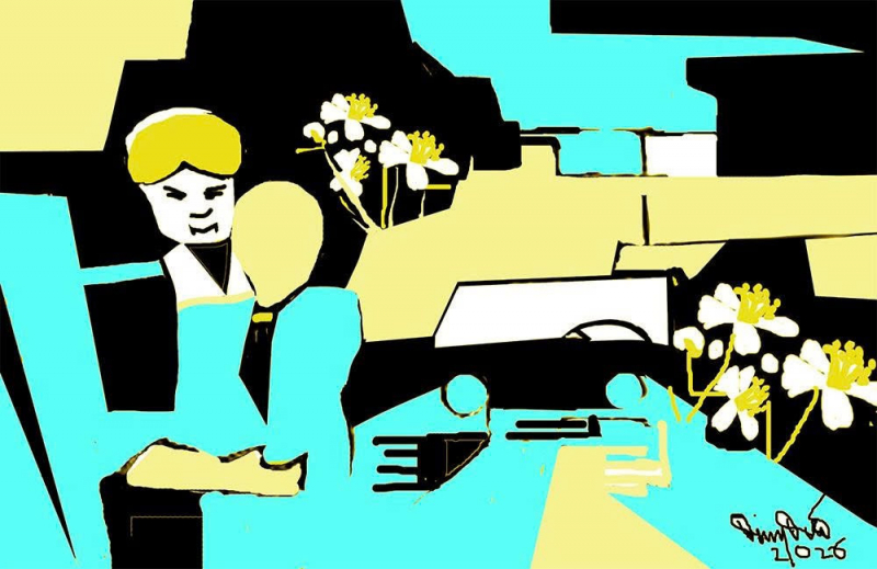 Hương bưởi                         Minh họa: Bùi Quang Đức -0