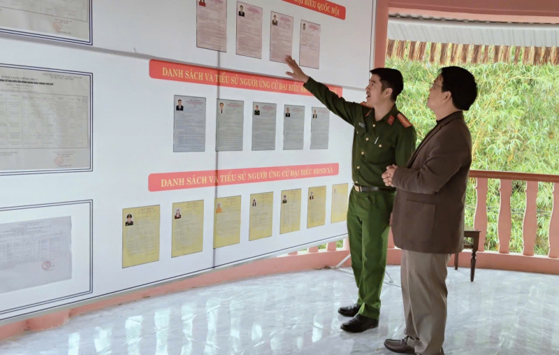 Công an xã biên giới vừa đảm bảo an ninh an toàn bầu cử vừa phối hợp đánh án liên tỉnh -0