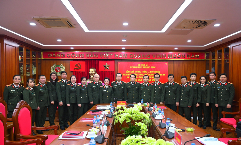 Cơ quan Ủy ban kiểm tra Đảng ủy Công an Trung ương phải gương mẫu đi đầu trong tất cả các mặt công tác -1