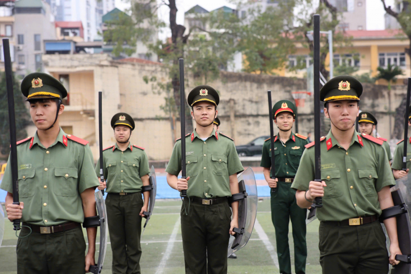 Học viện ANND khai mạc chương trình huấn luyện Trung đoàn dự bị chiến đấu -0