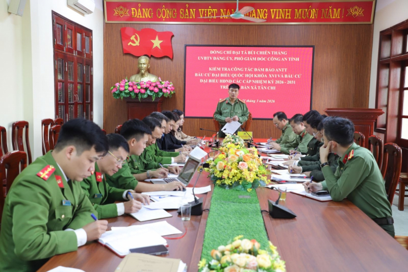 Công an Bắc Ninh siết chặt an ninh, trật tự sẵn sàng cho ngày bầu cử -0