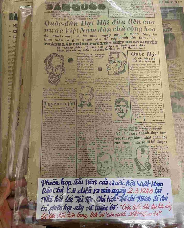 Người cựu chiến binh với đam mê, tâm huyết sưu tầm những kỷ vật của các kỳ bầu cử Quốc hội -1