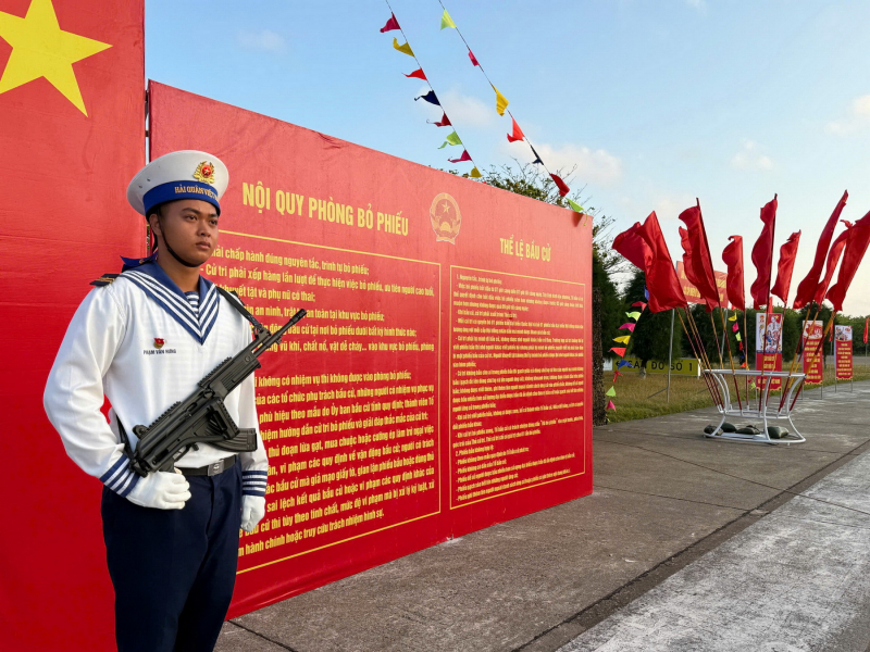 Đảo Trường Sa ở đặc khu Trường Sa sẵn sàng cùng cả nước trong “Ngày hội non sông” -0