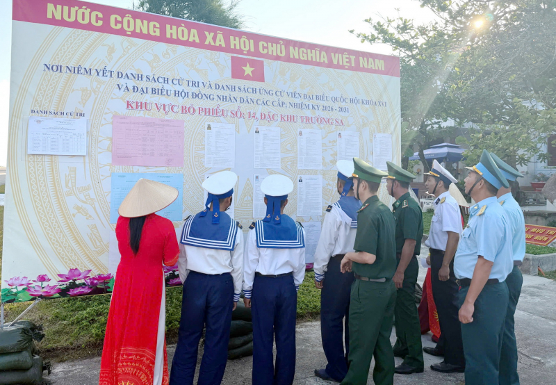 Đảo Trường Sa ở đặc khu Trường Sa sẵn sàng cùng cả nước trong “Ngày hội non sông” -0