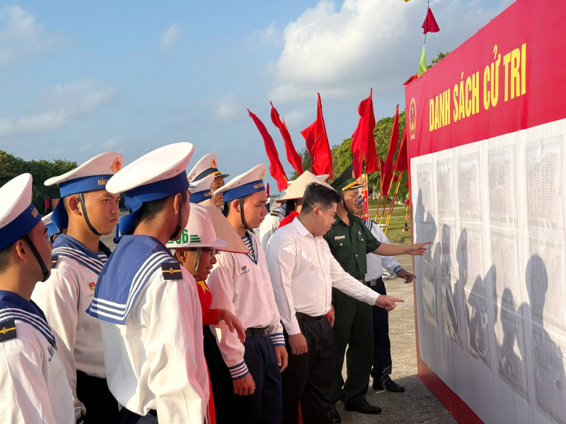 Đảo Trường Sa ở đặc khu Trường Sa sẵn sàng cùng cả nước trong “Ngày hội non sông” -0