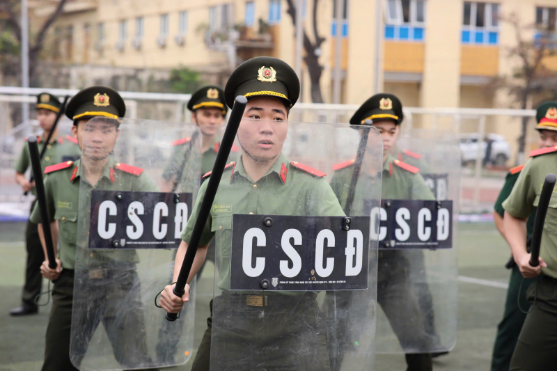 Học viện ANND khai mạc chương trình huấn luyện Trung đoàn dự bị chiến đấu -0