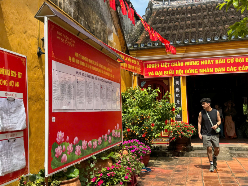 Giữ nhịp bình yên cho ngày hội bầu cử ở đô thị di sản -0