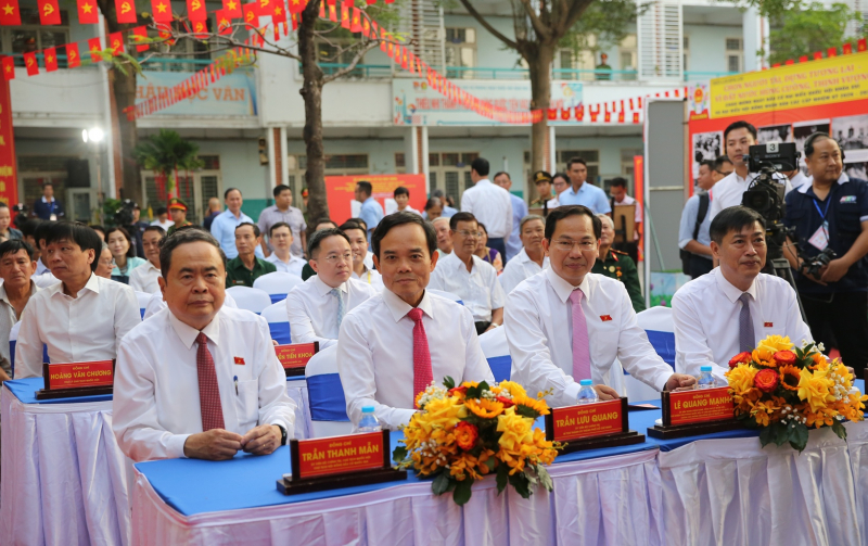 Chủ tịch Quốc hội Trần Thanh Mẫn dự lễ khai mạc bầu cử tại TP Hồ Chí Minh -0