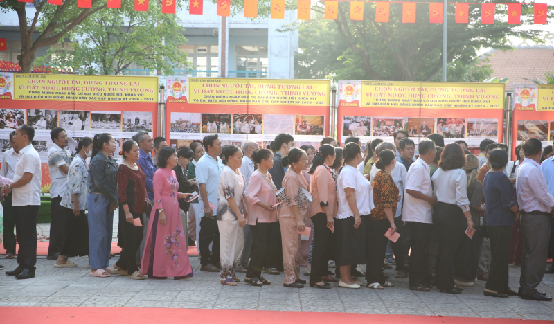 Chủ tịch Quốc hội Trần Thanh Mẫn dự lễ khai mạc bầu cử tại TP Hồ Chí Minh -0