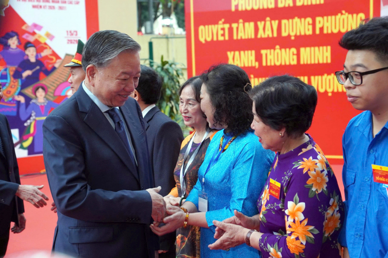 Tổng Bí thư Tô Lâm thực hiện quyền bầu cử, góp phần lan tỏa tinh thần Ngày hội toàn dân -3