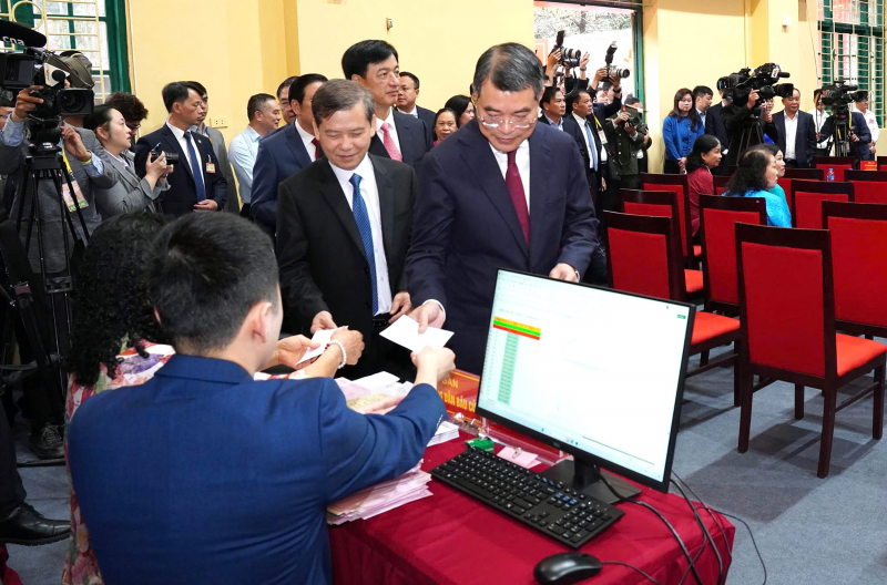 Tổng Bí thư Tô Lâm thực hiện quyền bầu cử, góp phần lan tỏa tinh thần Ngày hội toàn dân -0