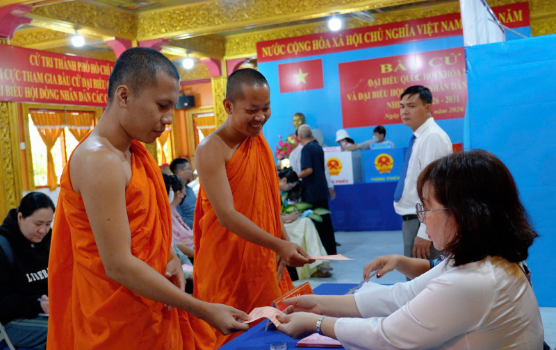 Cử tri là cộng đồng tôn giáo TP Hồ Chí Minh háo hức tham gia bầu cử -1