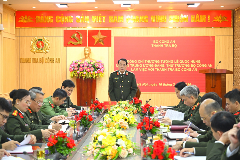 Hoàn thiện thể chế về công tác thanh tra trong lực lượng CAND -0