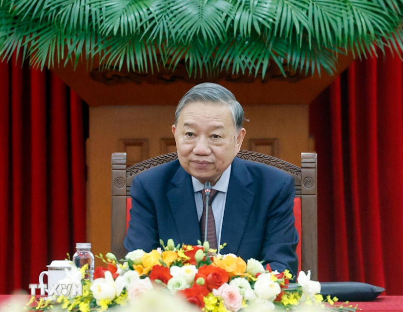 Tổng Bí thư tiếp các Bộ trưởng Trung Quốc nhân dịp Đối thoại chiến lược 3+3 -0