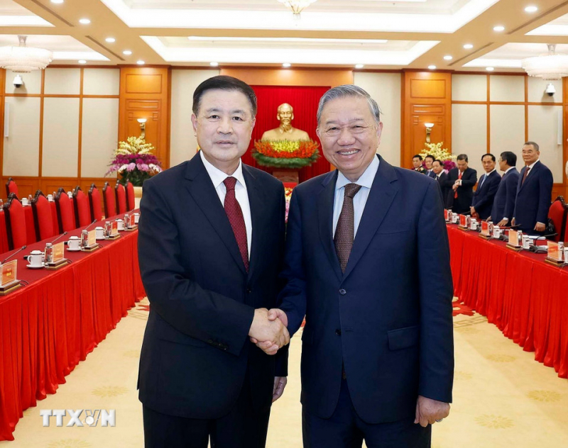 Tổng Bí thư tiếp các Bộ trưởng Trung Quốc nhân dịp Đối thoại chiến lược 3+3 -0