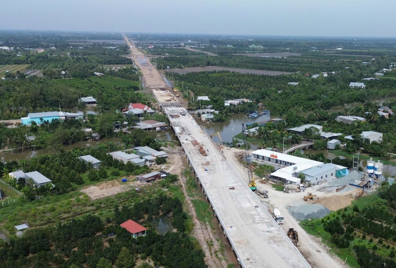 Đồng bằng sông Cửu Long đẩy nhanh tiến độ các dự án hạ tầng, giao thông trọng điểm -0