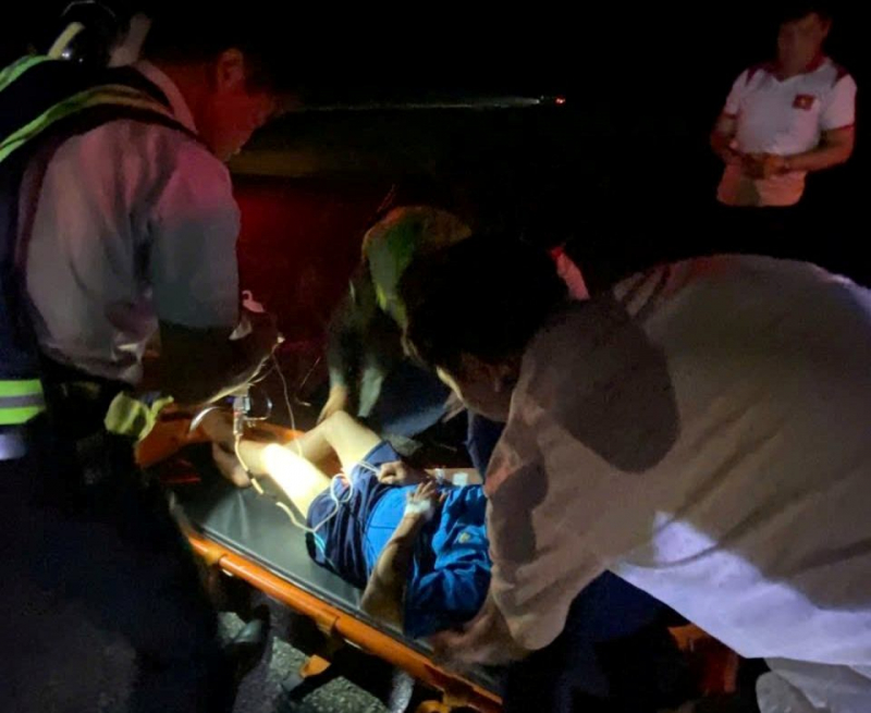 An ninh hàng không Côn Đảo: Kịp thời hỗ trợ chuyến bay trực thăng cấp cứu bệnh nhân -0