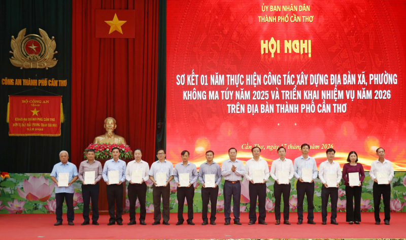 Có 25 địa phương ở Cần Thơ đạt xã, phường không ma túy -0